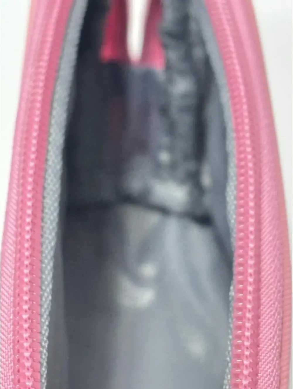 Makeup Bag Pink White Zipper Pouch Makeup Bag, Ballet Shoes, Cosmetic Clutch New